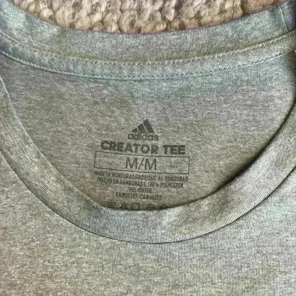 Adidas M Sleeveless Tee Gray - Picture 2 of 2